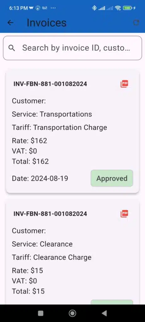customs clearance