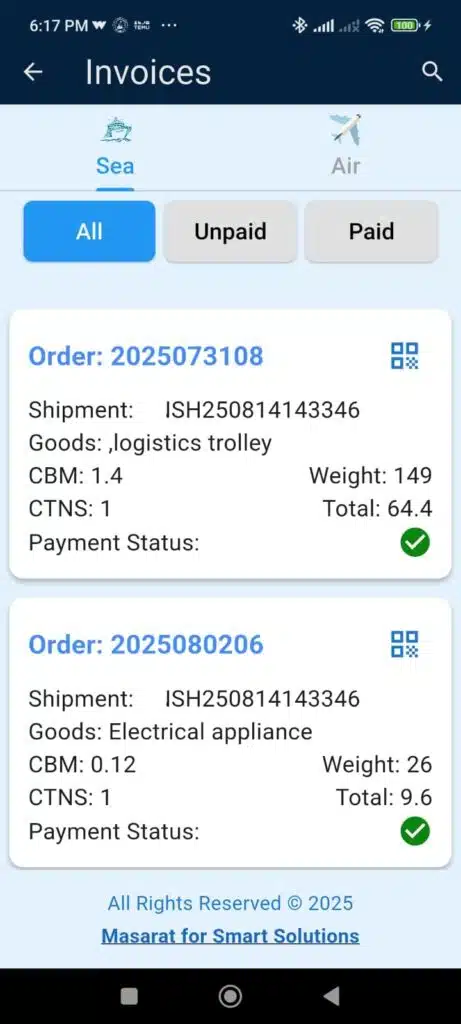 shipment tracking