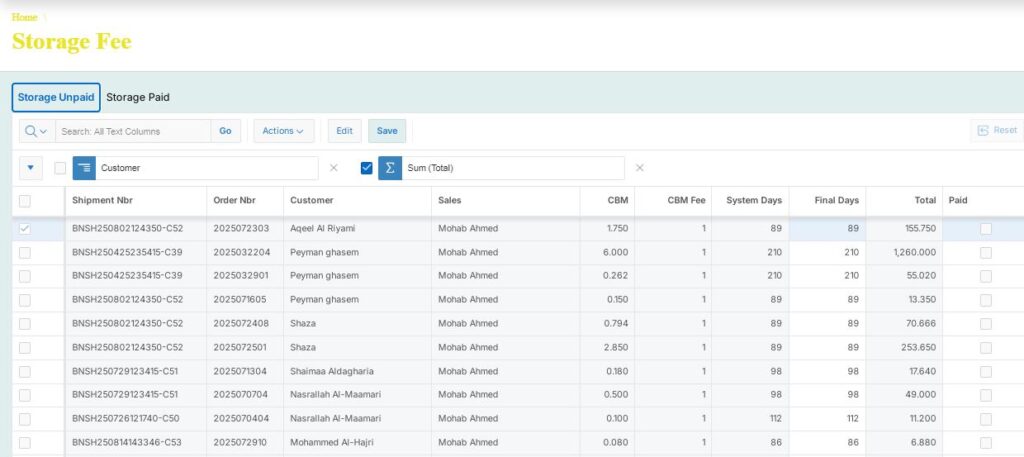 تتبع الشحنات