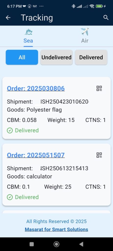 shipment tracking