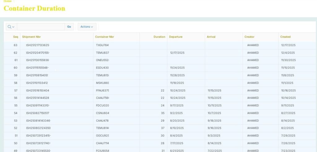 Logistics Mobile App